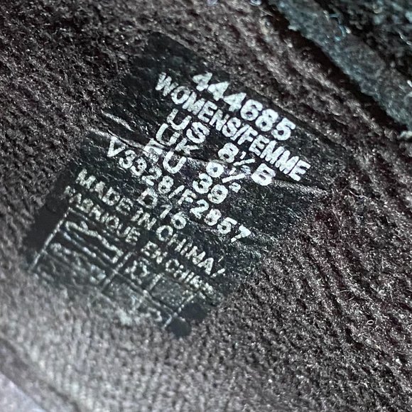 Lands' End Shoes Lands End Womens Black Weatherfield Quilted Zipper